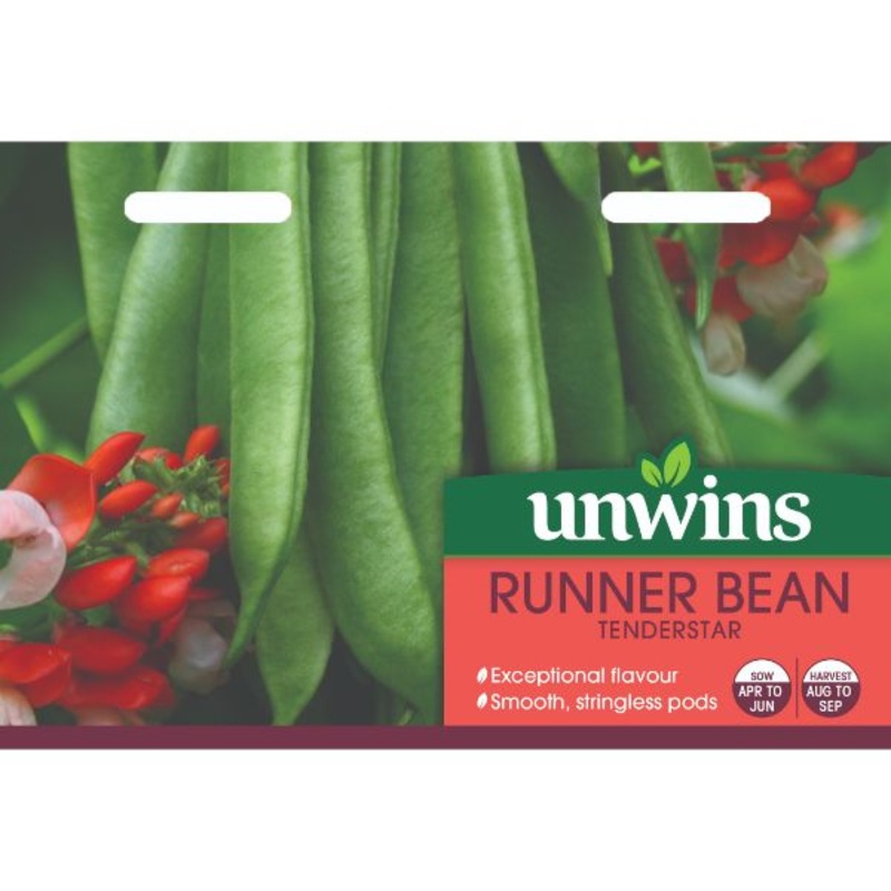 Unwins Seed Packet Runner Bean Tenderstar