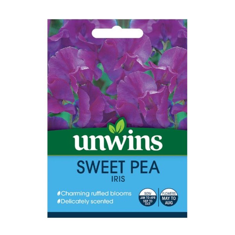 Unwins Seed Packet Sweet Pea Iris
