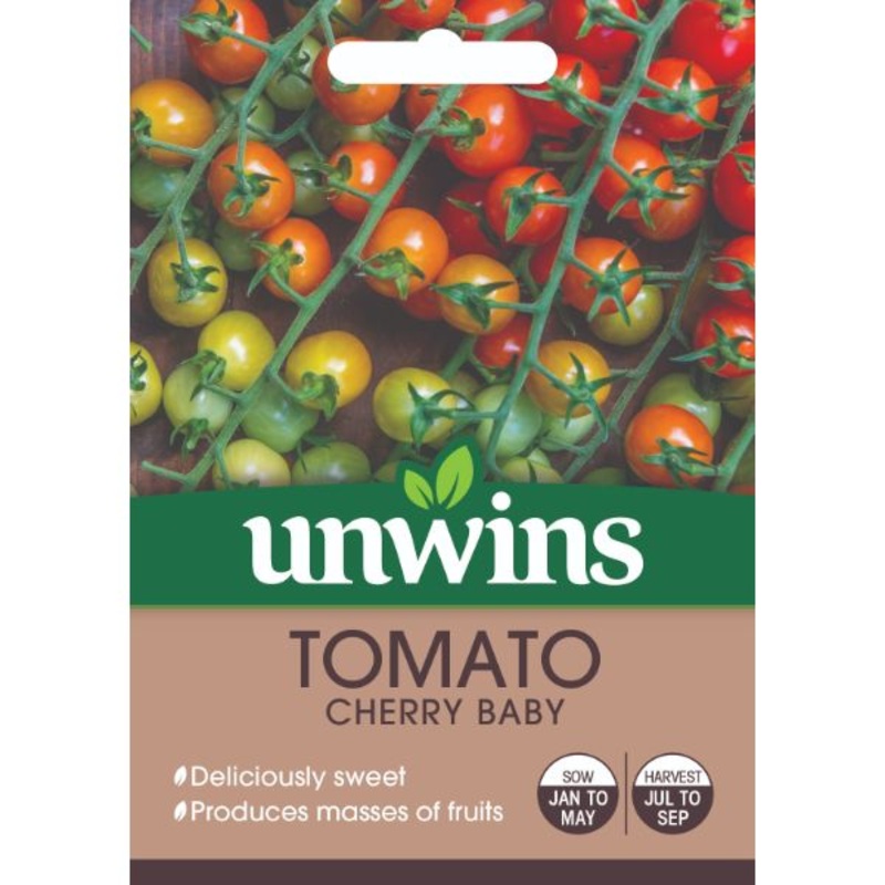 Unwins Seed Packet Tomato Cherry Baby