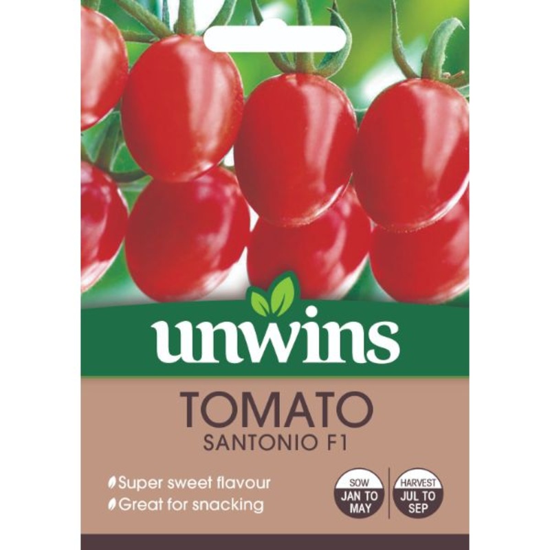 Unwins Seed Packet Tomato (Plum) Santonio F1