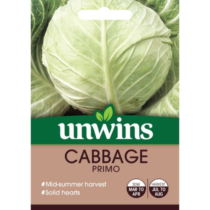 Unwins Seed Packet Cabbage Primo