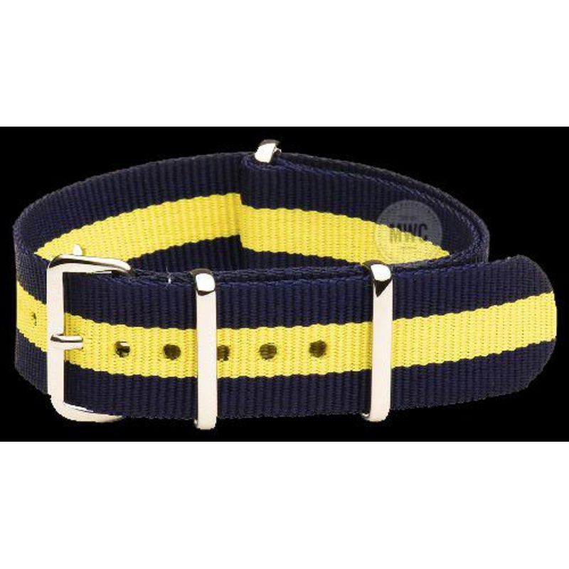 ‘Blue and Yellow’ (Princess of Wales’s Royal Regiment PWRR) NATO Military Watch Strap