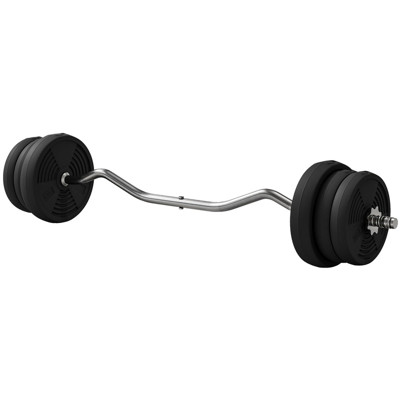 50LBS Barbell Weight Set, Adjustable Weights with Curl Bar for Home Gym Women and Men Weight Lifting Training
