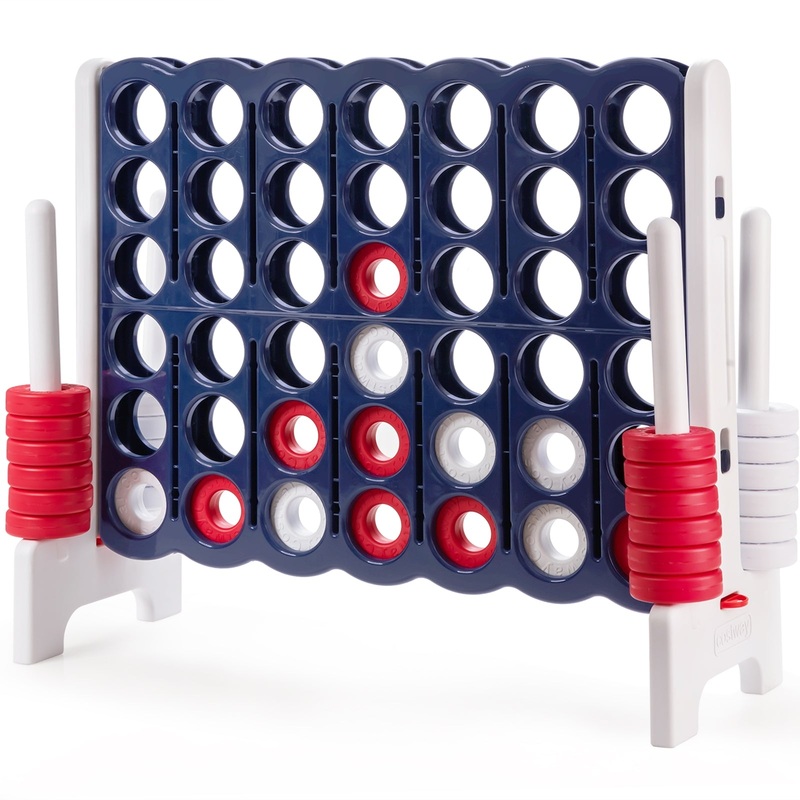 4-to-Score 4 in A Row Giant Game Set, White
