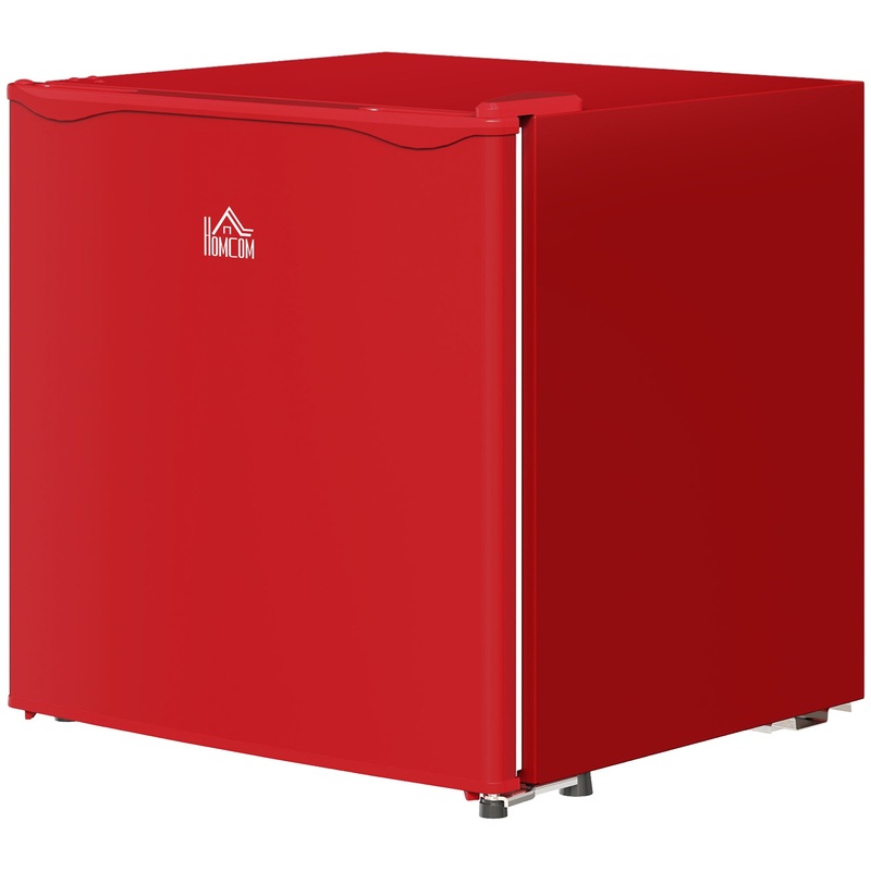 1.1 Cu. Ft. Mini Freezer, Compact, Reversible Door, Removable Shelf, Adjustable Temperature, Red