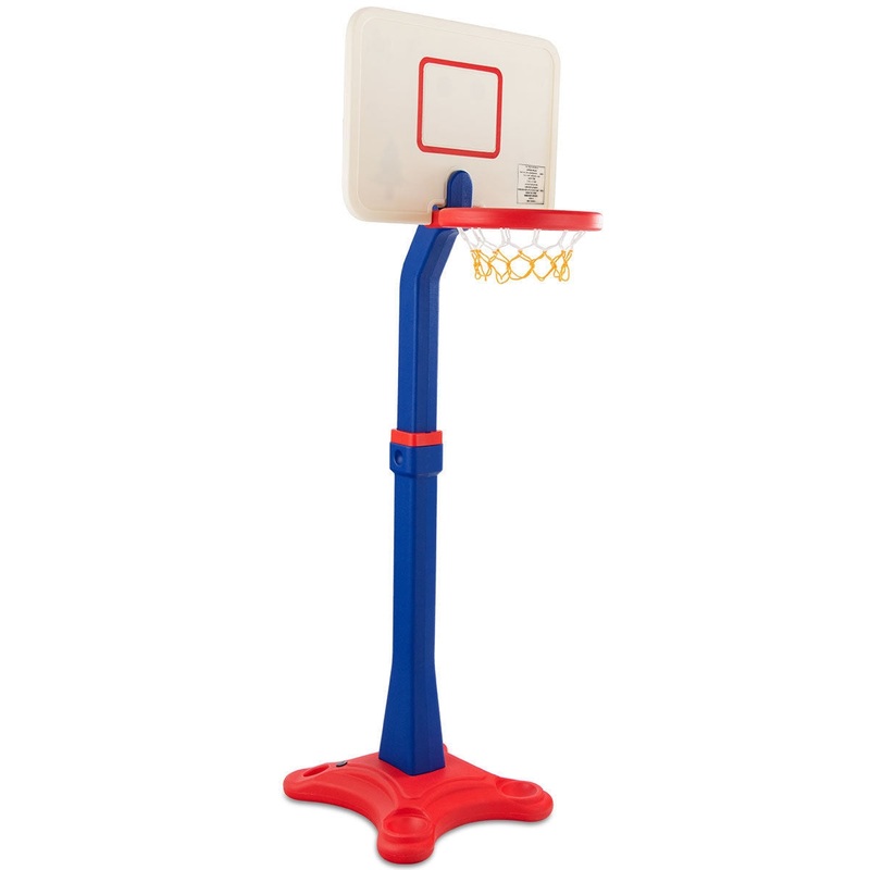 Kids Adjustable Height Basketball Hoop Stand, Multicolor