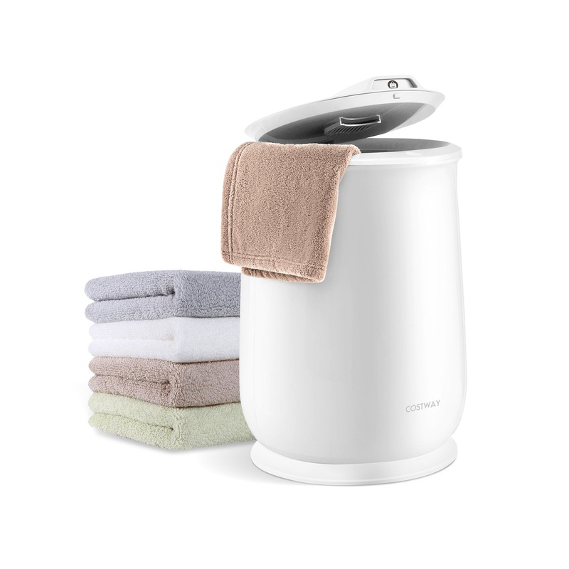 Towel Warmer Bucket with Auto Shut Off for Bathroom, White