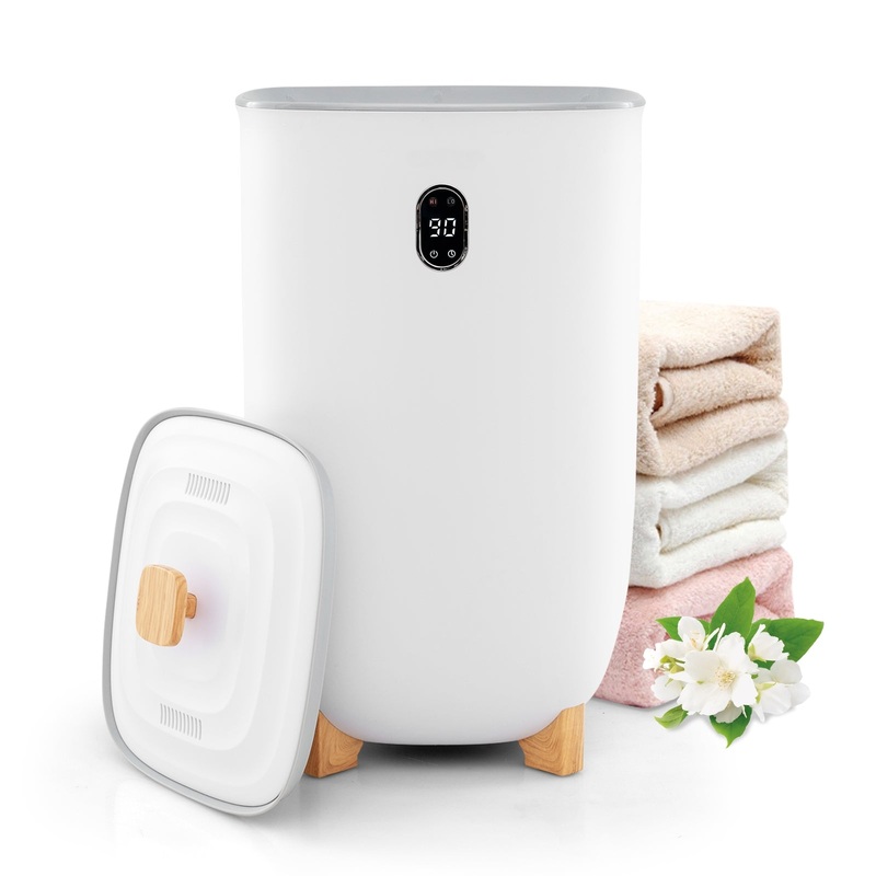 40L Towel Warmer Luxury Hot Towel Bucket with 2 Heating Temperatures, White