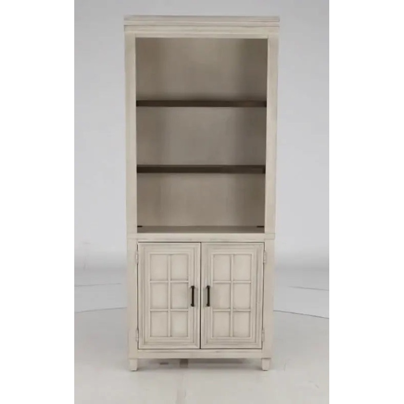 Caraway Antique White Bookcase