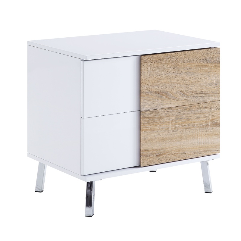 Verux – High Gloss End Table – White