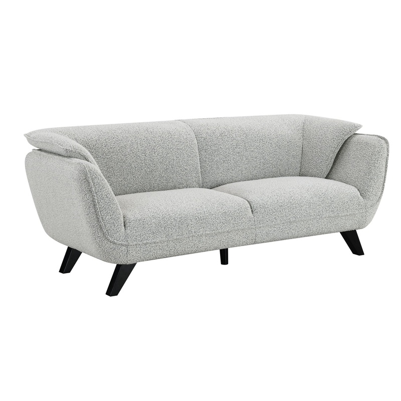 Nayeli – Boucle Sofa|Gray|Dark Brown