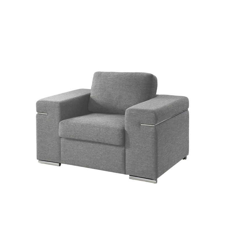 Gianna – Fabric Arm Chair|Black|Gray