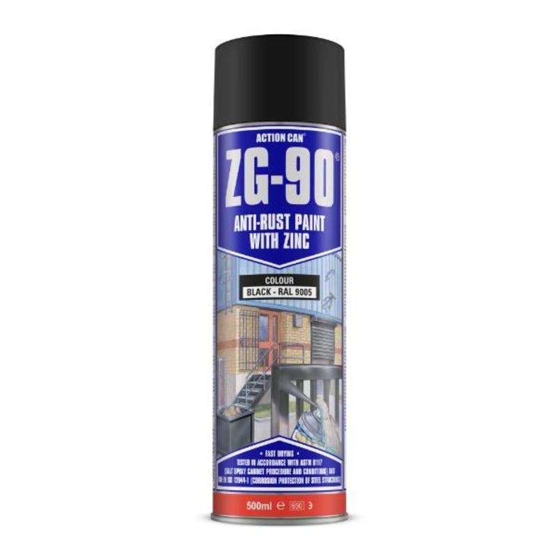 Zg-90 Black Anti Rust Paint 500ml