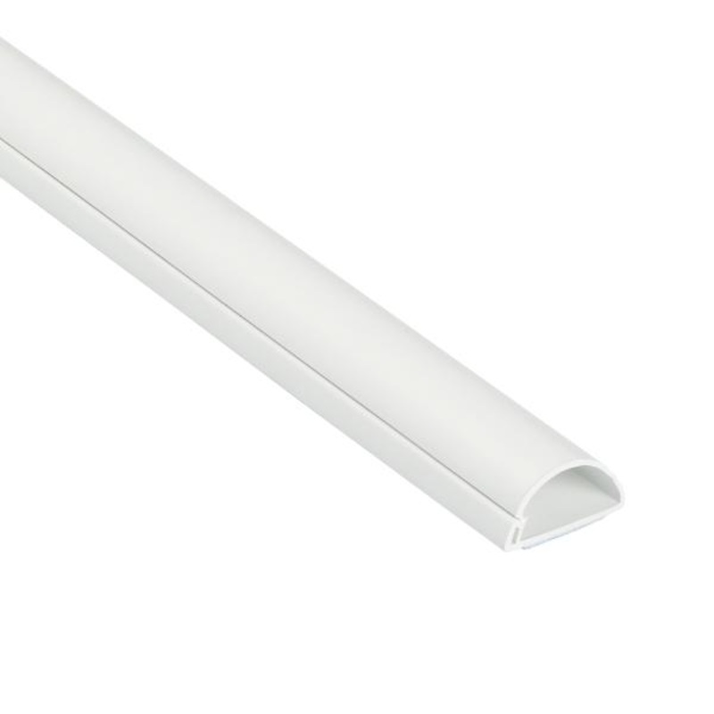 D-Line Trunking 30x15mm -round White 2M