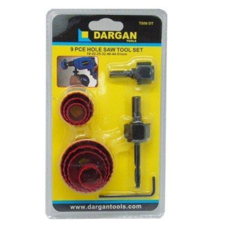 Dargan 9 Pie#ce Holesaw Set