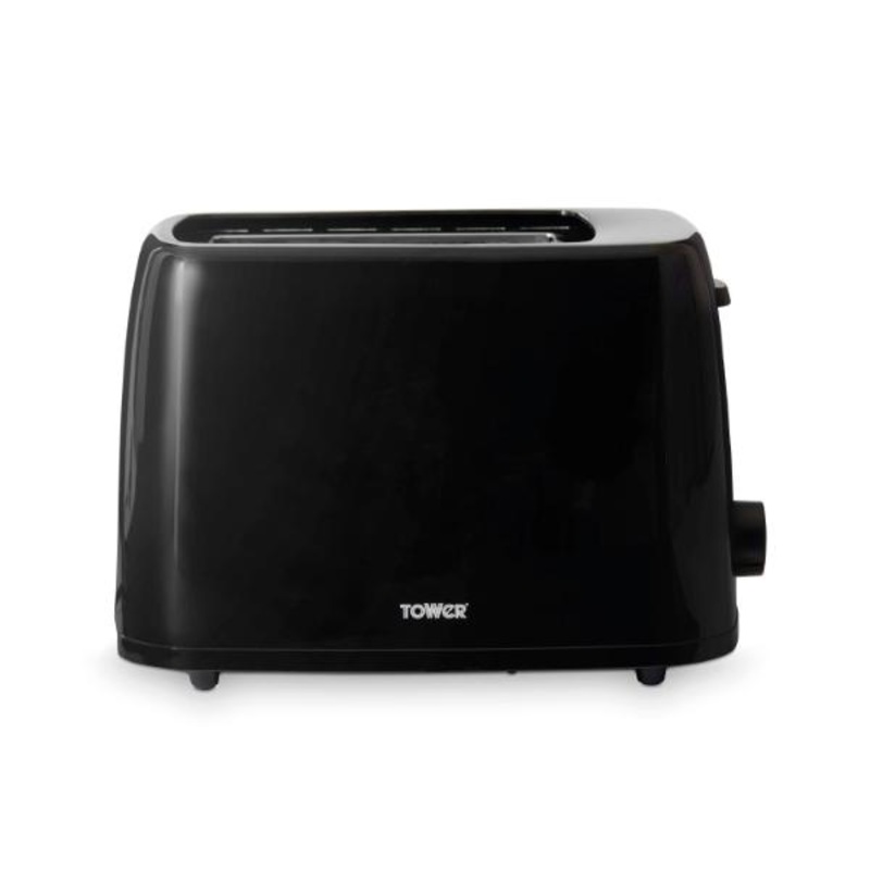 Tower Presto 2 Slice Plastic Toaster Black