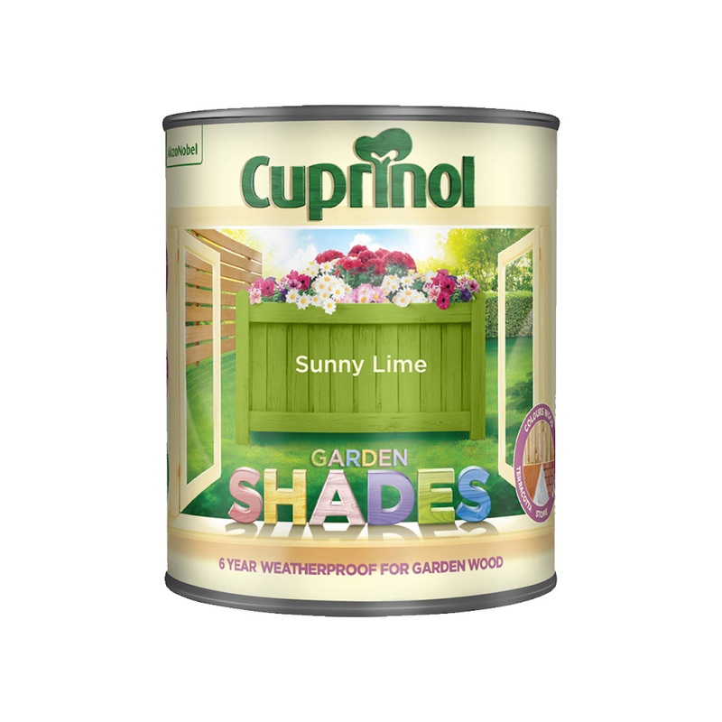 Cuprinol Garden Shades Sunny Lime 1L Paint