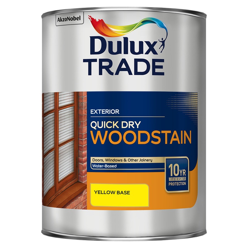 Dulux Trade Quick Dry Woodstain Yellow Base 1L