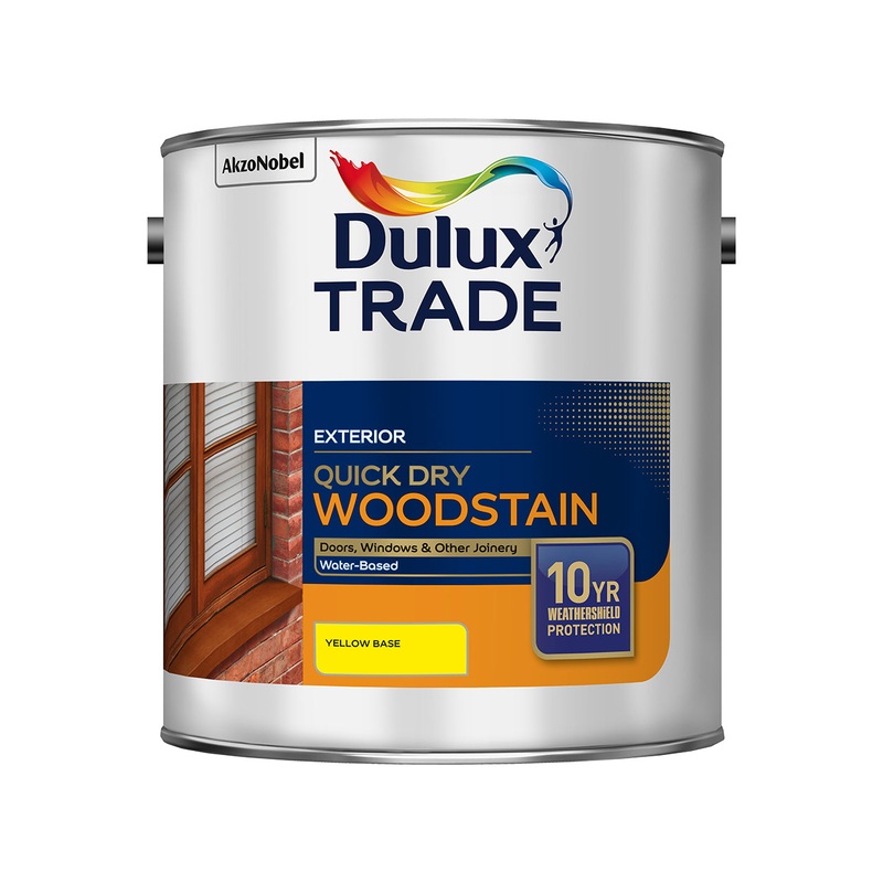 Dulux Trade Quick Dry Woodstain Yellow Base 2.5L