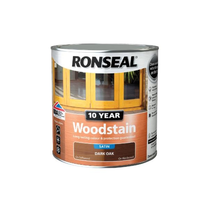 10 Year Woodstain Dark Oak 750ml