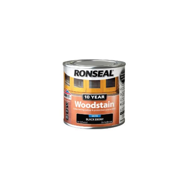 10 Year Woodstain Ebony 250ml