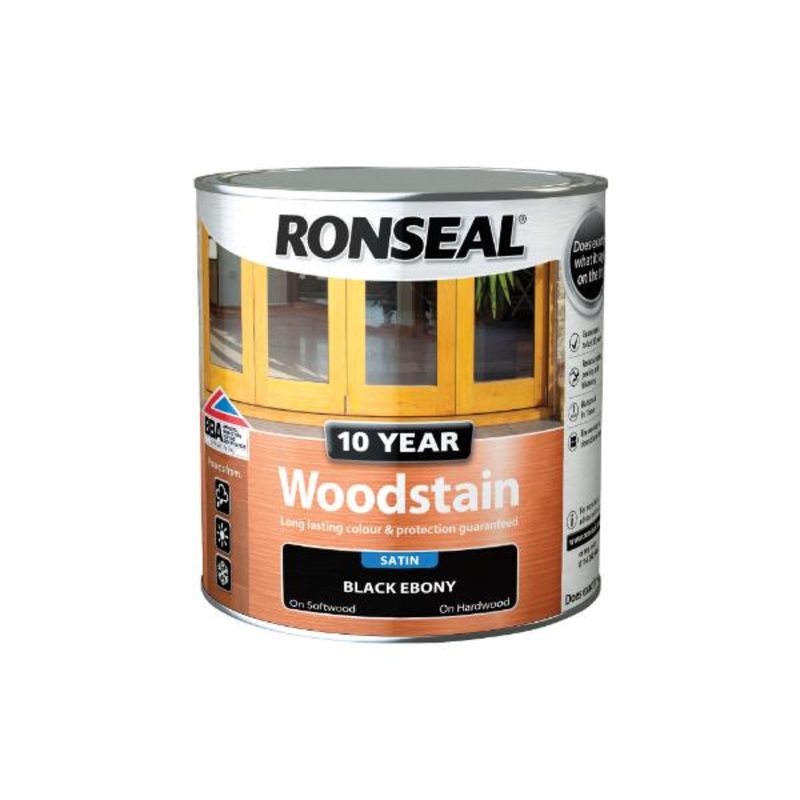 10 Year Woodstain Ebony 750ml