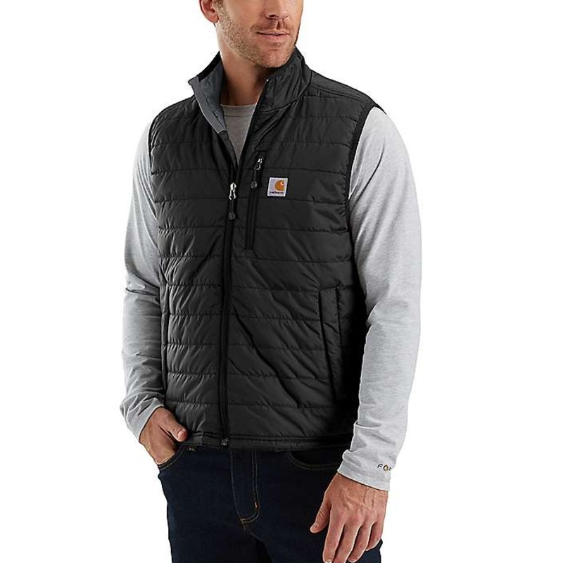 Carhartt Mens Gilliam  Rain Defender Relaxed Fit Lightweight Insulated Vest Black