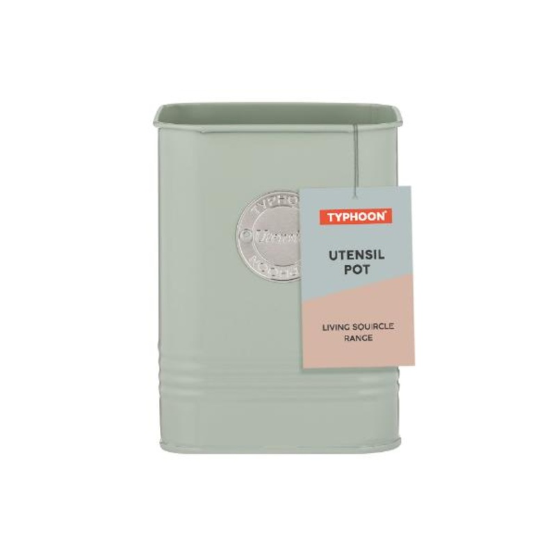 Typhoon Living Squircle Mint Utensil Pot 1.3L
