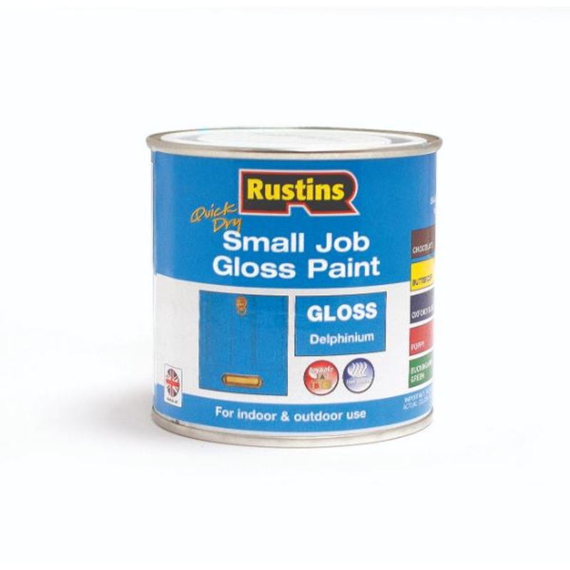 Rustins Small Jobs Delphinium Gloss Quick/ Dry 250ml