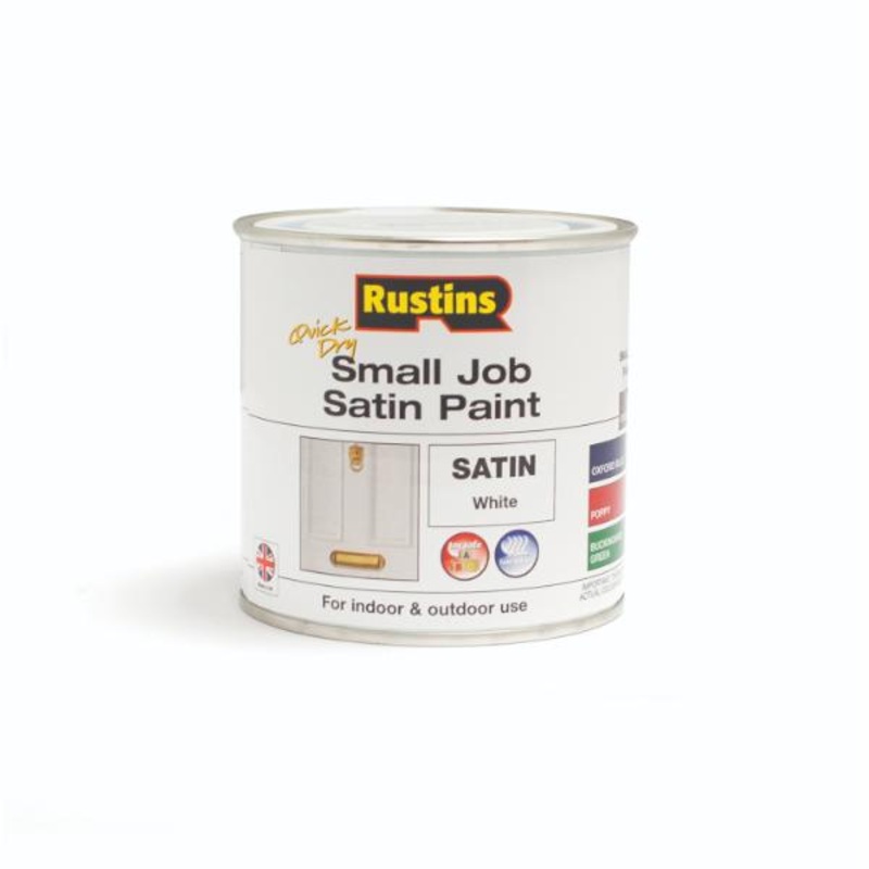 Rustins Small Jobs White Satin Quick/ Dry 250ml