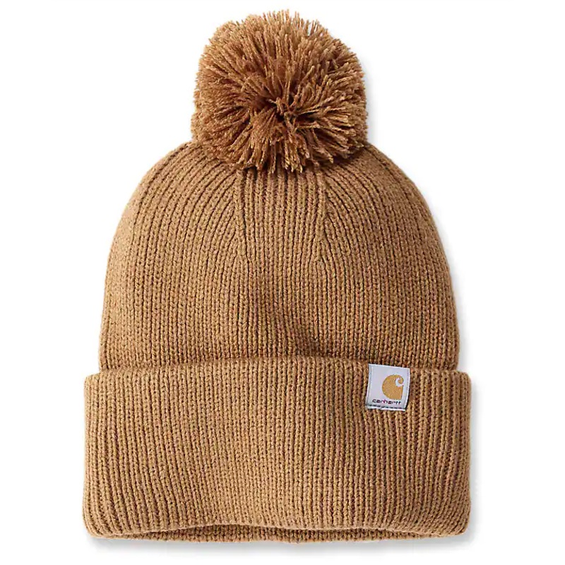 Carhartt Knit Pom-Pom Cuffed Beanie One Size