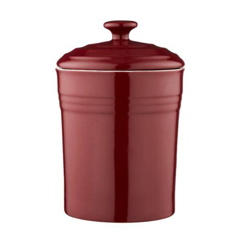 Barbary & Oak 23Cm Ceramic Storage Jar Red