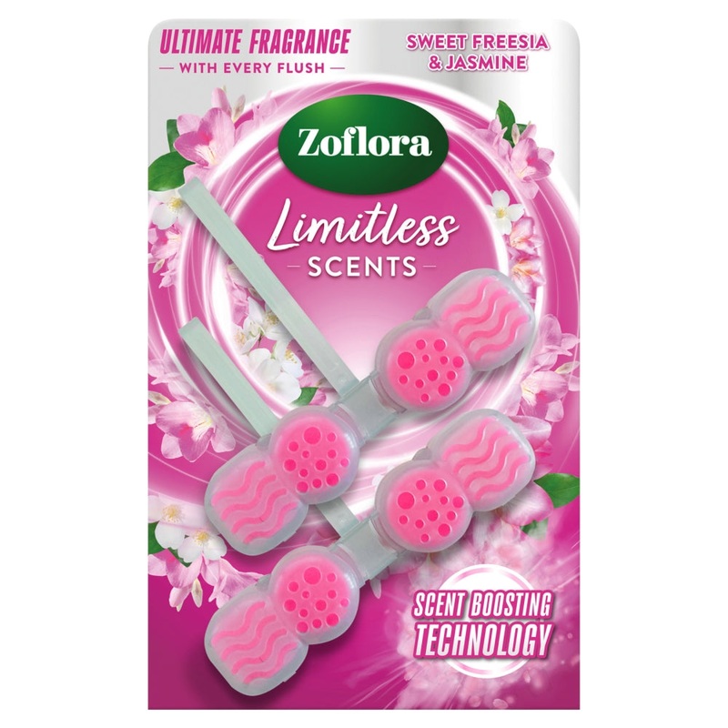 Zoflora Rim Block Cleaner Sweet Freesia & Jasmine 2 blocks