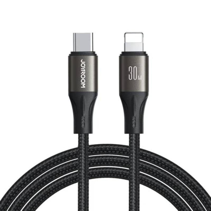 Joyroom 30W Type C to Lighting Data Cable 1.2m Black