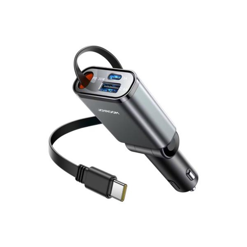 Joyroom 45W 3 in 1 Rectractable Car Charger