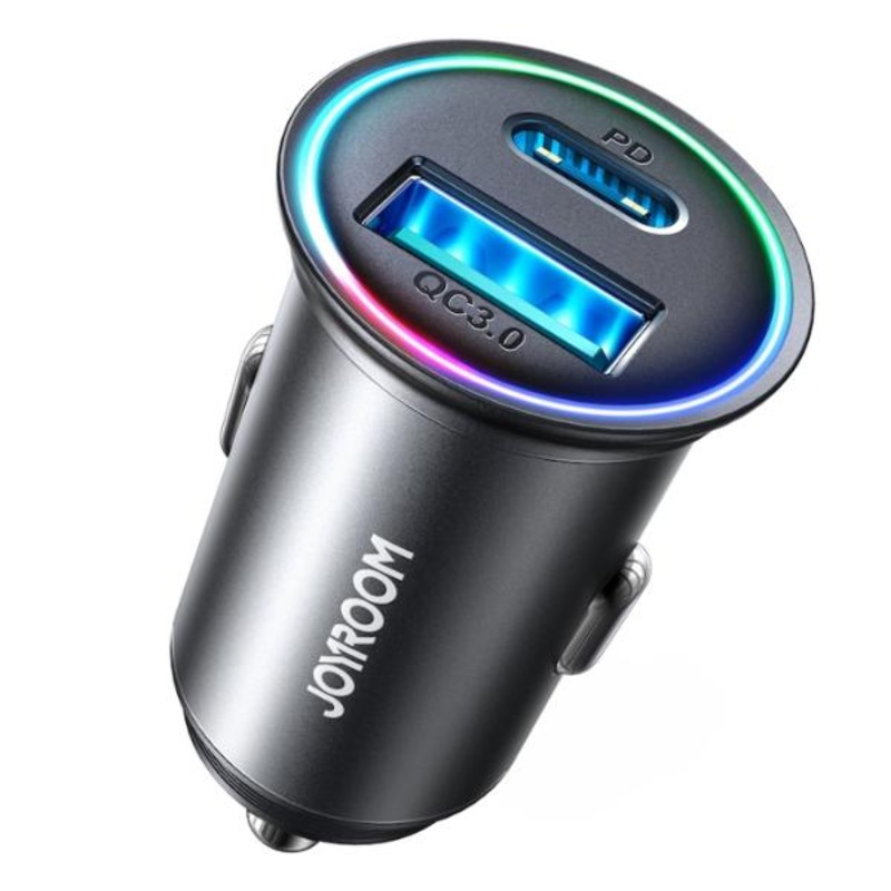 Joyroom 60W Type A Type C Car Charger Black