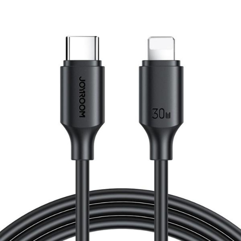 Joyroom SA25 30W Data Cable Type C-Lightning 3m Black