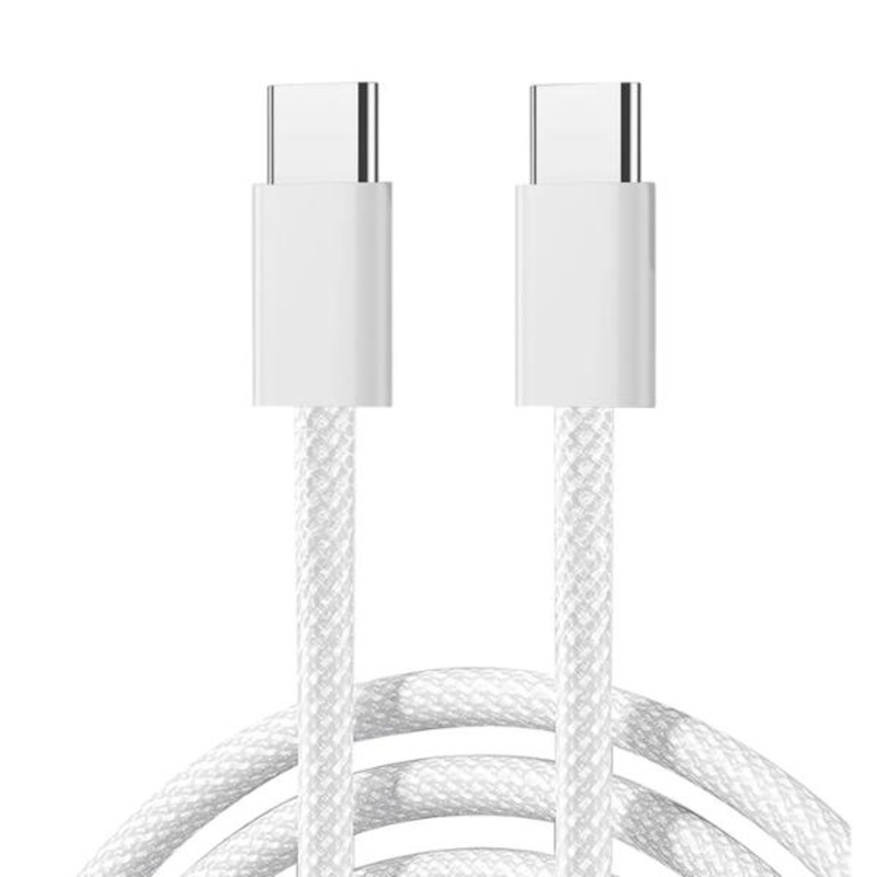 Joyroom SA28 60W Braided Nylon Cable C-C 2m White